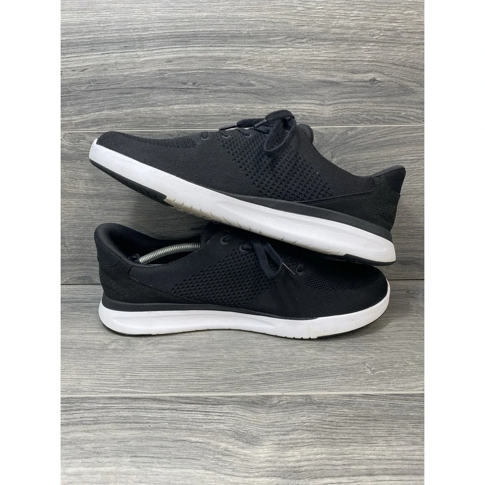 Kizik Lima Walking Shoes Sneakers M 14/ W 15 Black Casual Lace Up